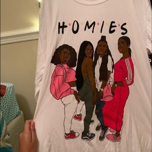 h•o•m•i•e•s shirt/dress